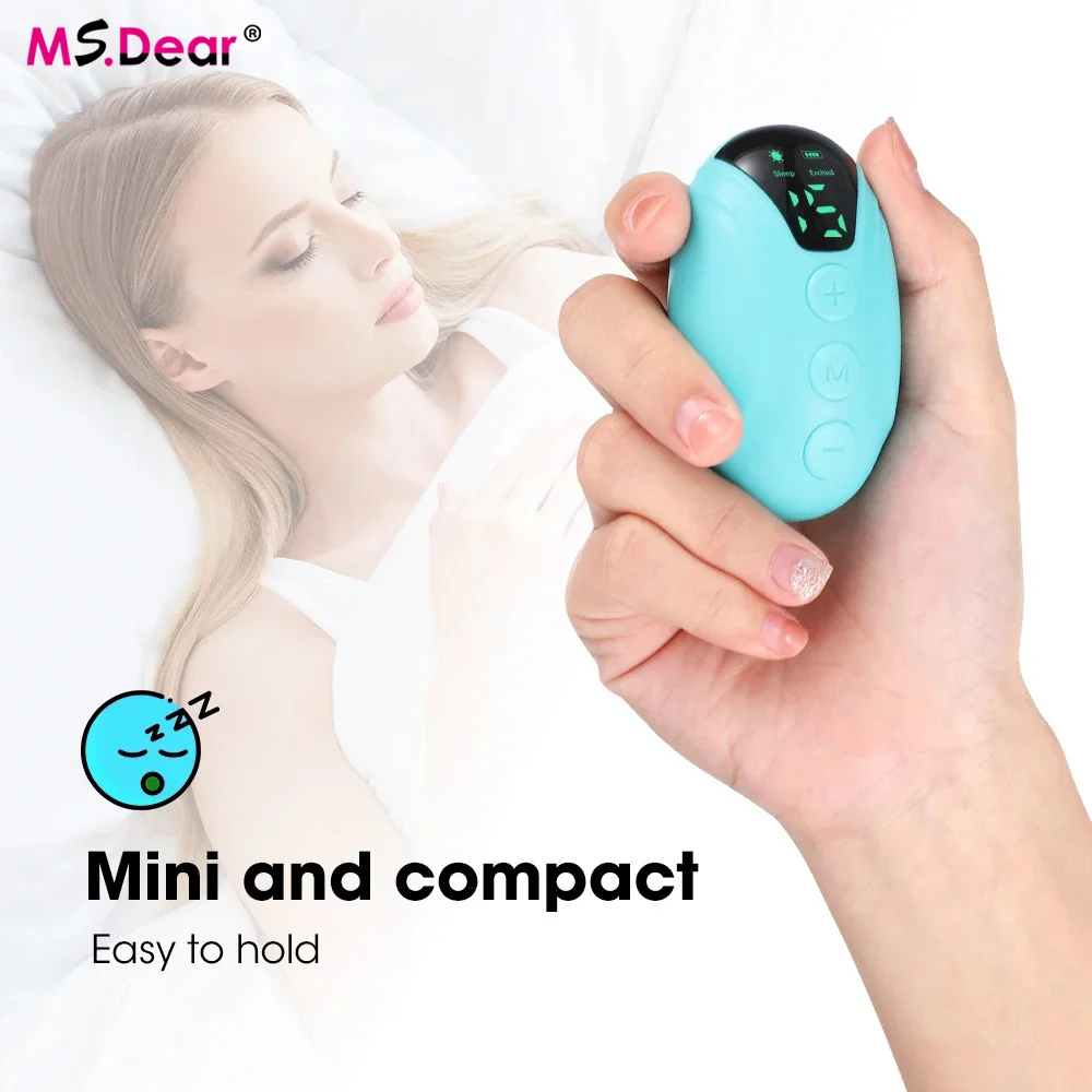 Dispositivo portatile per l'aiuto al sonno Aiuta il sonno Alleviare l'insonnia Strumento per alleviare la pressione Dispositivo per il sonno Terapia dell'ansia notturna Rilassamento