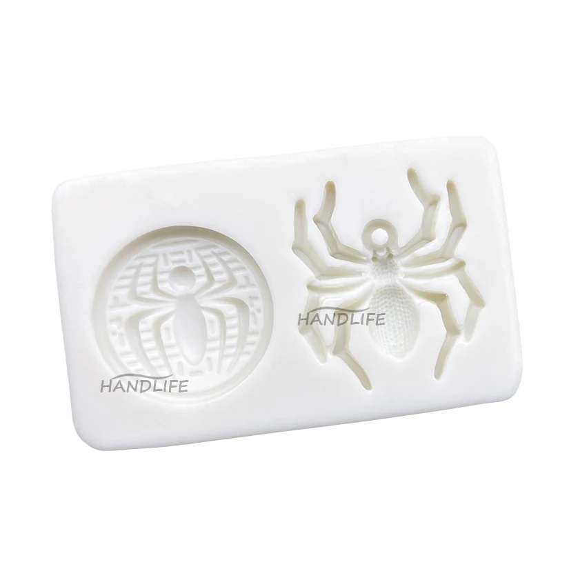 Spider Halloween Silicone Cake Baking Mold Sugarcraft Chocolate Cupcake Resin Tools Fondant Decorating Tools