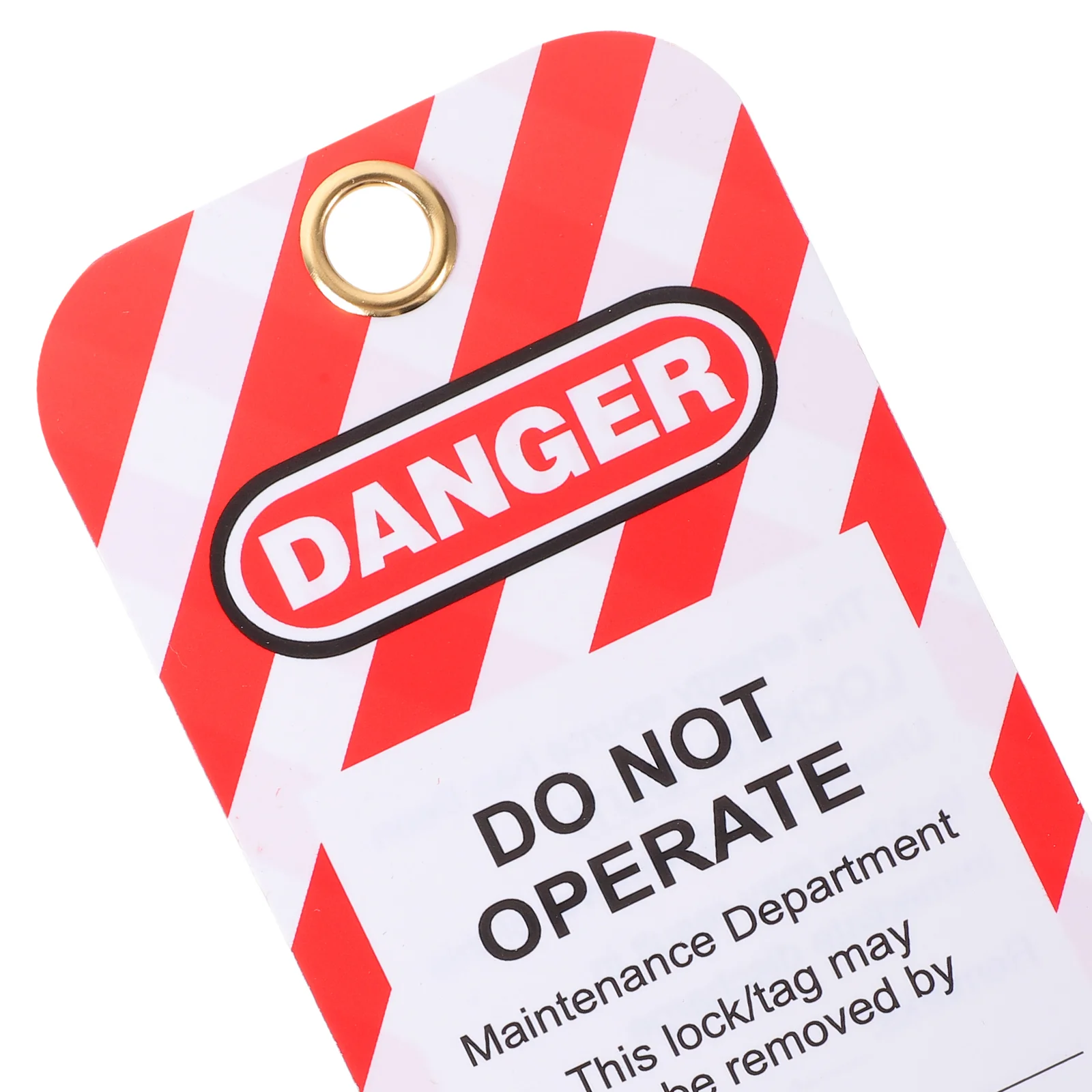 10 Pcs Handwriting Safety Warning Sign Valve Lockout Pvc Do Not Operate Hanging Tags Factory