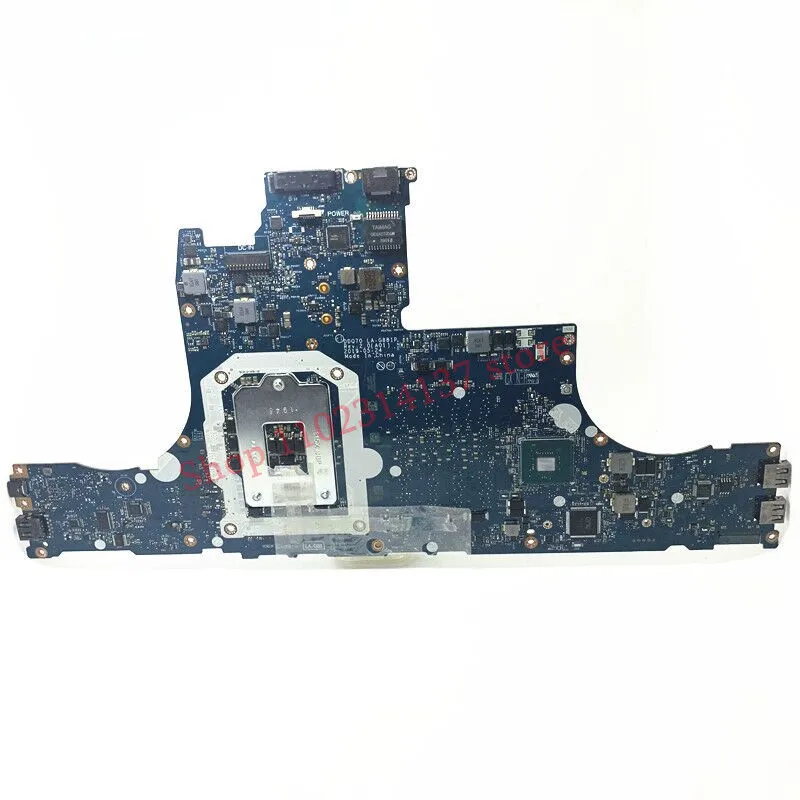 For DELL Alienware Area-51M CN-0F1CCX 0F1CCX F1CCX Laptop Motherboard DDQ70 LA-G881P Mainboard 100% Fully Tested Working Well