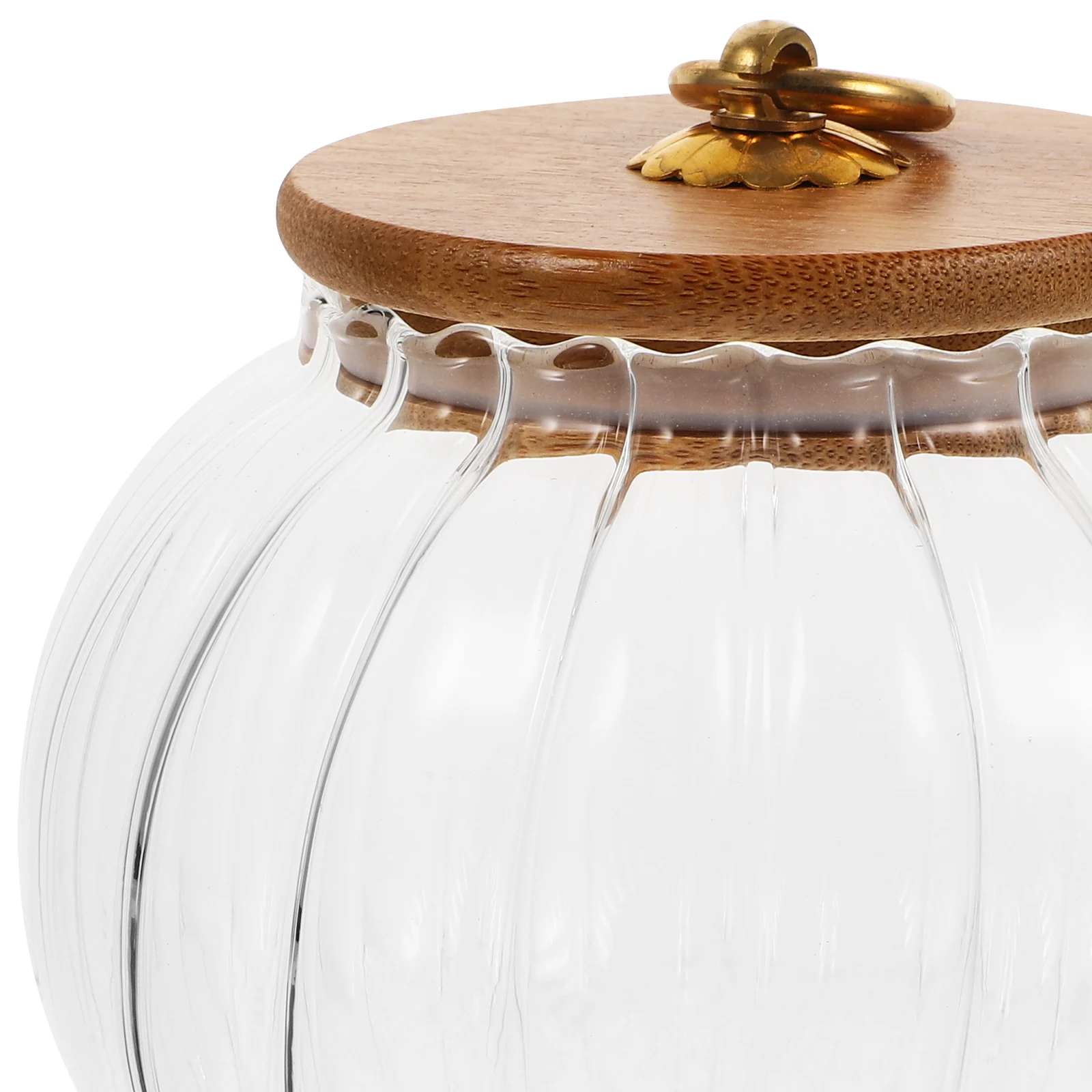 

Pumpkin Design Glass Storage Jar Sealed Lid Airtight Multipurpose Kitchen Container Coffee Bean Grain Tea Holder 800ml