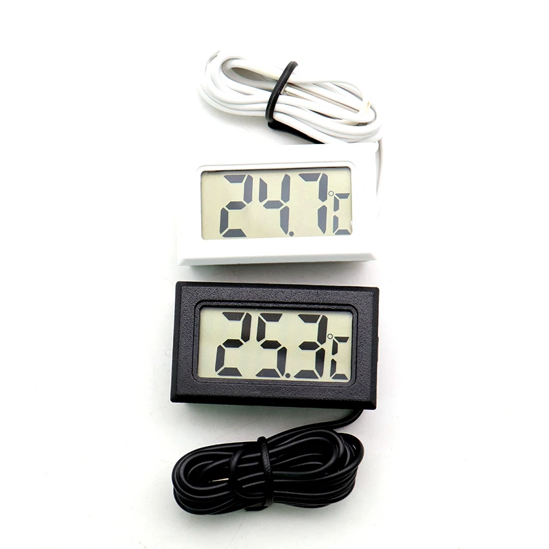 With probe Digital display thermometer/electronic thermometer/sensor/bathtub/refrigerator thermometer refresh in 2 seconds