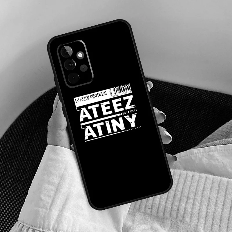 KPOP ATEEZ Logo Soft Silicone Cover For Samsung A72 A52 A42 A32 A22 A12 A52S A21S A51 A71 A40 A50 A70 Case