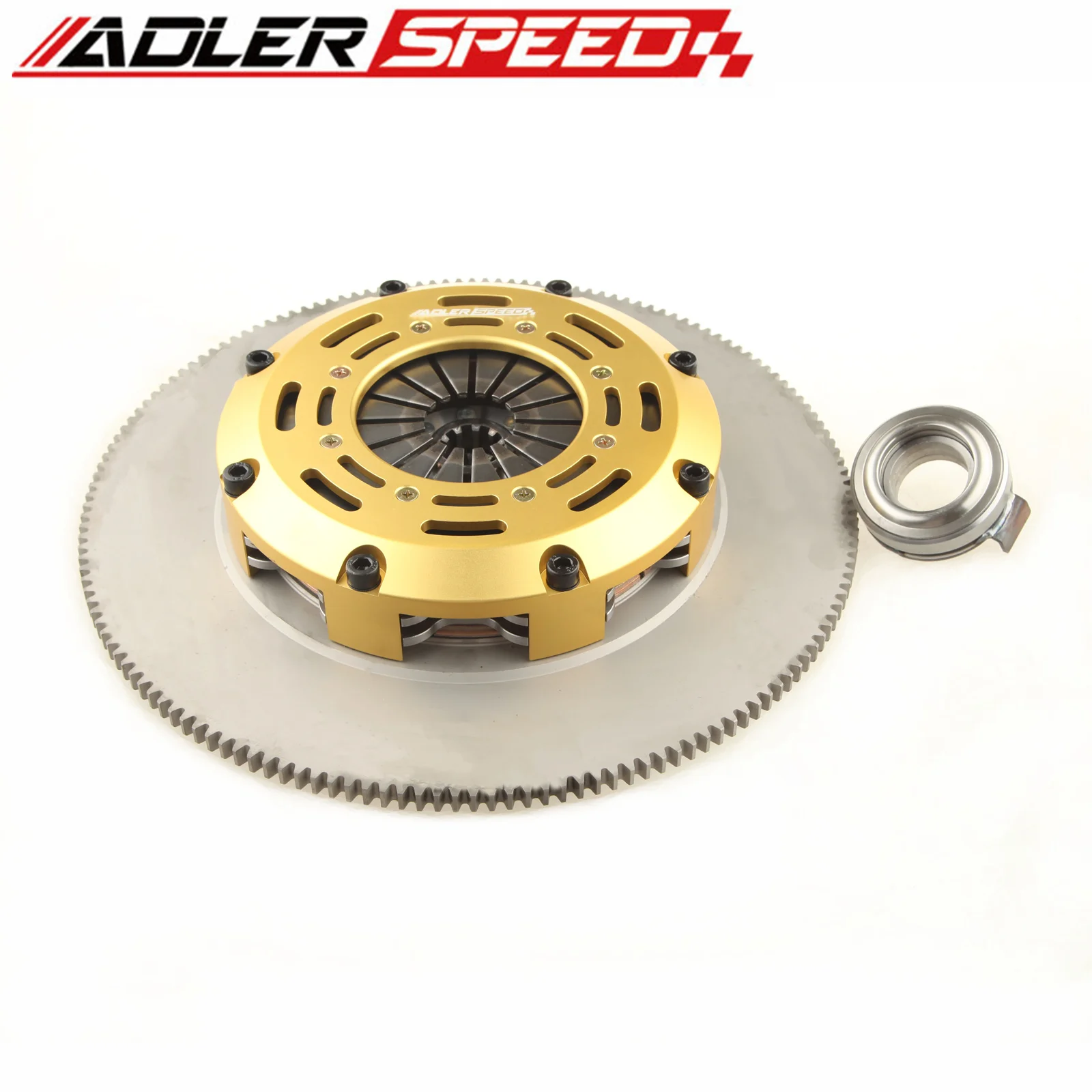 ADLERSPEED RACING KOPPELING TWIN DISC KIT Voor 1981-1995 FORD MUSTANG 5.0L V8 302ci