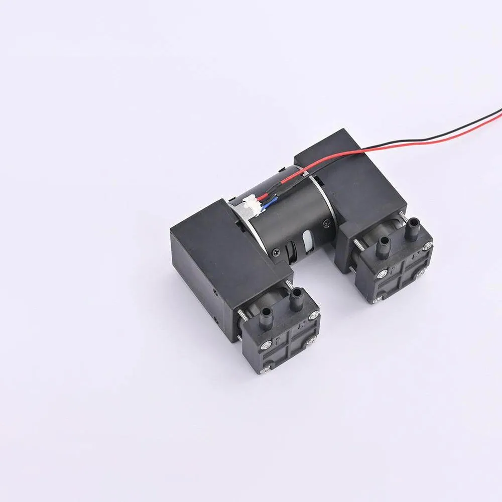 2AP51-3 Brushless Dual Cylinder Air Pump 12V 24V DC High Pressure High Flow Vacuum Compressor Pump Head