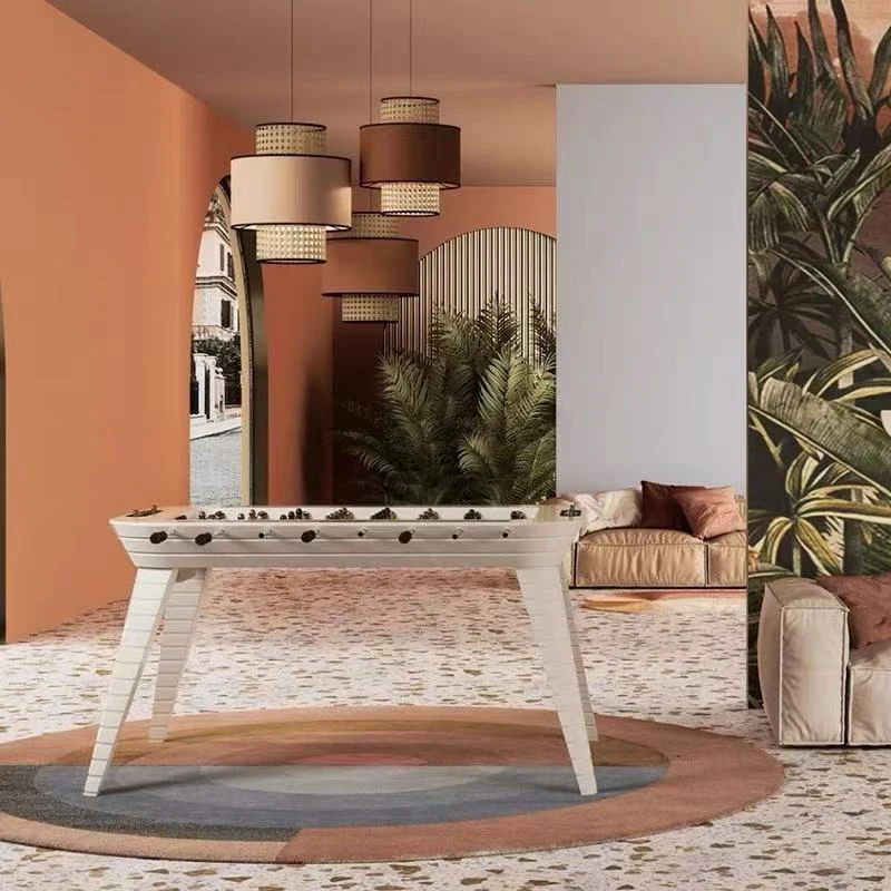 High Quality MDF Retractable Indoor Soccer Table Home Entertainment Football Game with Retractable Design