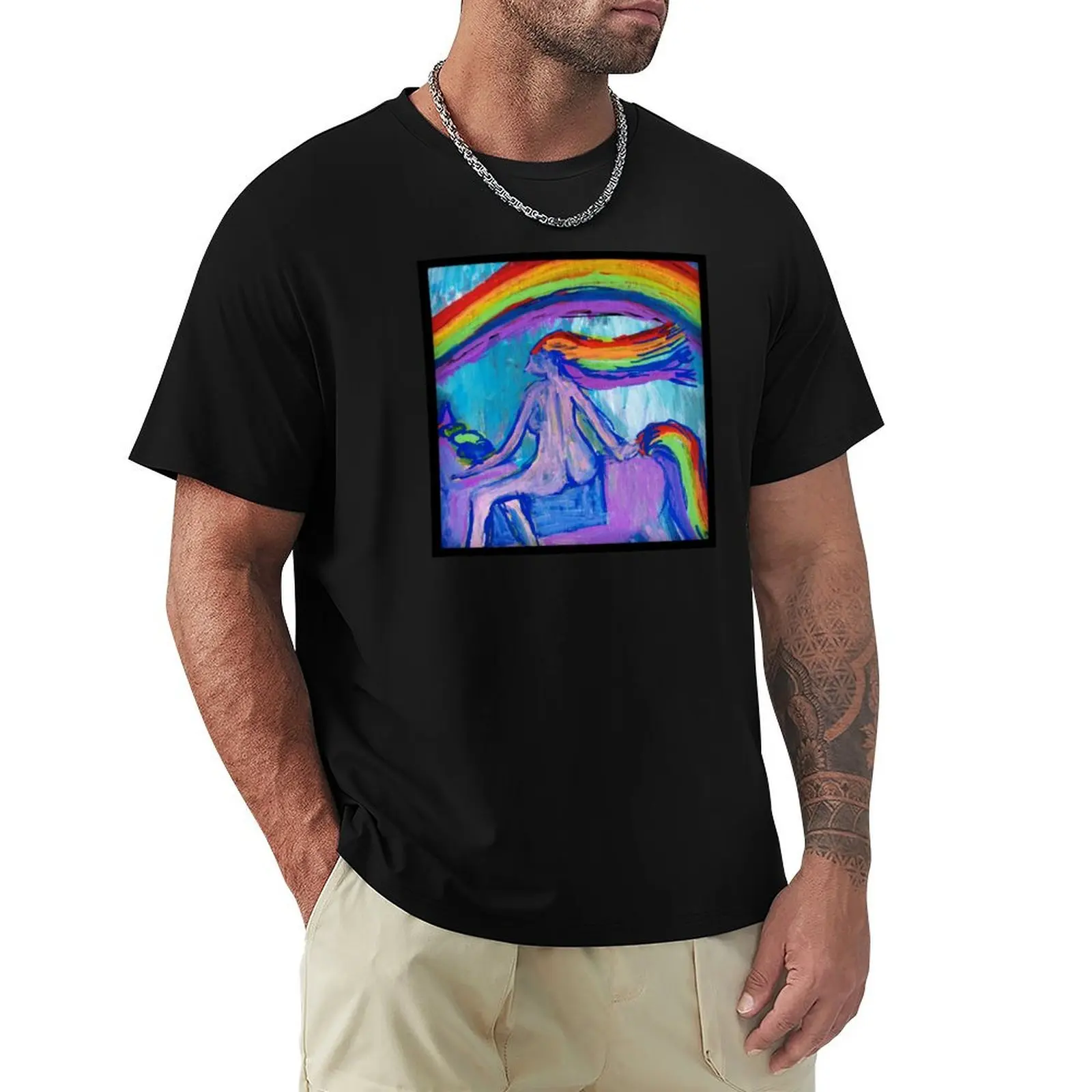 Camiseta Lady Godiva, camiseta informal de talla grande