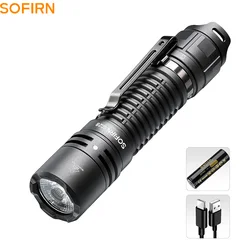 Sofirn sc28 xhp50b hd led 2800lm Typ-c wiederauf ladbare Taschenlampe tragbare leistungs starke 21700 Taschenlampe edc Blitzlicht ipx8 für Camping