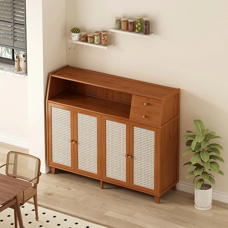 

Home Stylish Multifunctional Tableware Cabinet Vintage Integrated Storage Cabinet Strak En Eenvoudig Dining Room Furniture