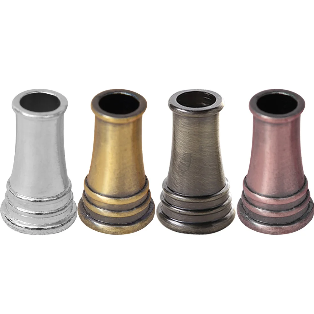 

4Pcs Elegant Metal Pen Stand Vintage Style Desk Accessory for Fountain Pens Quill Brushes Creative Pen Display