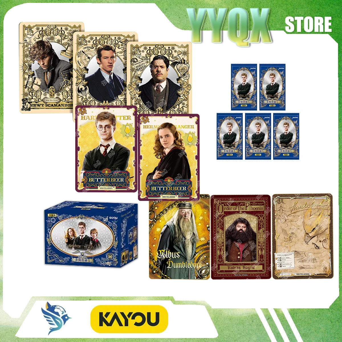 

KAYOU 2026 Новый Гарри Поттер ‌ Коллекционные карточки, периферийные устройства, мультяшные аниме-фигурки, милые подарки-сюрпризы