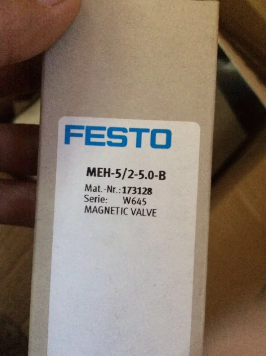 

Новый электромагнитный клапан Festo MEH-5/2-5.0-B 173128 в коробке, бесплатная доставка, 1 шт.