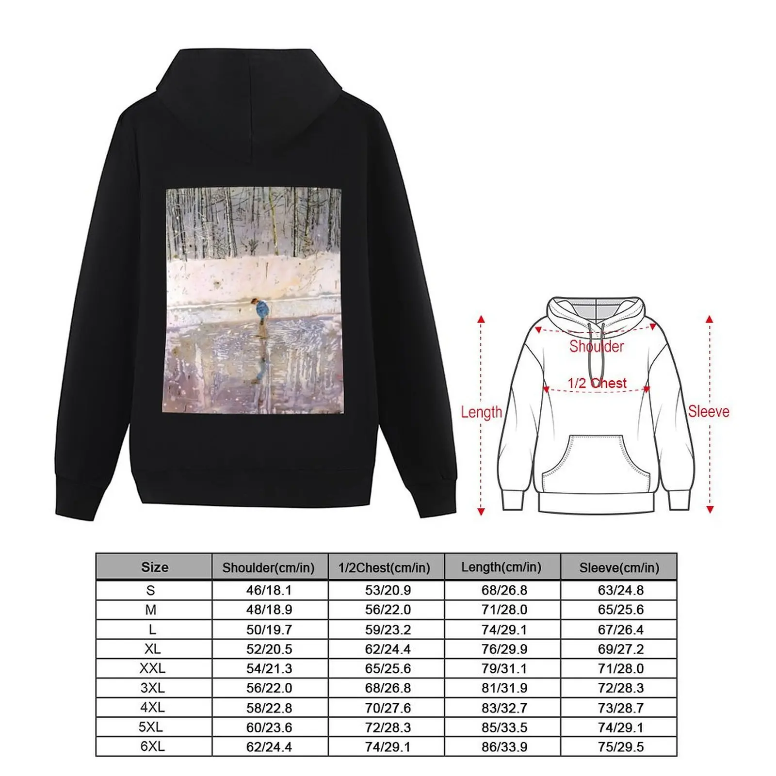 Peter Doig Hoodie autumn men's sweat-shirt korean clothes male clothes graphic hoodies