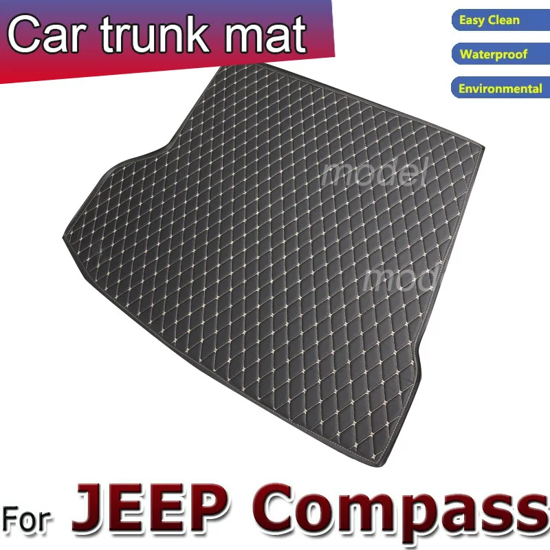 

Коврик для багажника автомобиля для JEEP Compass 2007-2017 08 09 10 11 12 13 14 15 16, пользовательские автомобильные аксессуары, украшение интерьера автомобиля