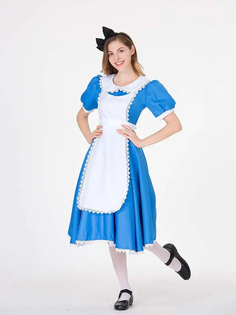 Adult loween Costume Alice in Wonderland Cosplay Anime Ma Women's Traditional Chinese Clothing Spring  Collection
