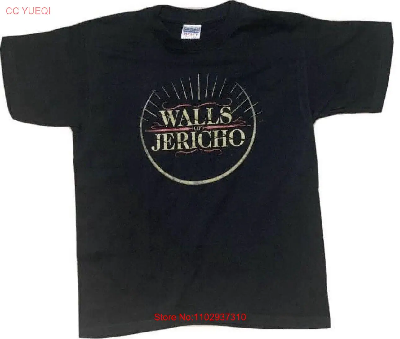 Walls Of Jericho-Camiseta Vintage, camiseta con licencia OG, nunca usada, nueva, XS