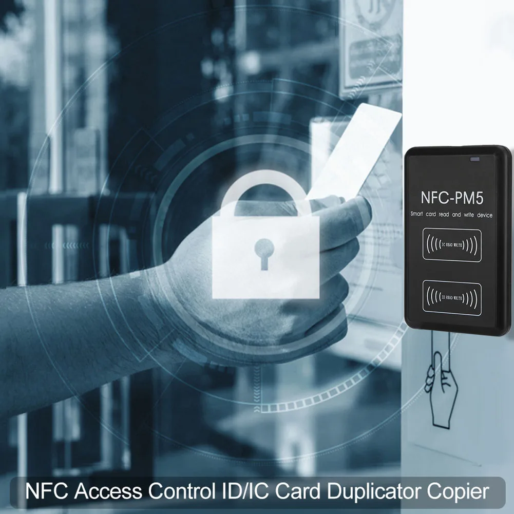 Copiadora de cartão NFC Duplicador de cartão de controle de acesso Decodificação completa ID/IC Card Copiadora Driver Software Leitor de cartão NFC Escritor