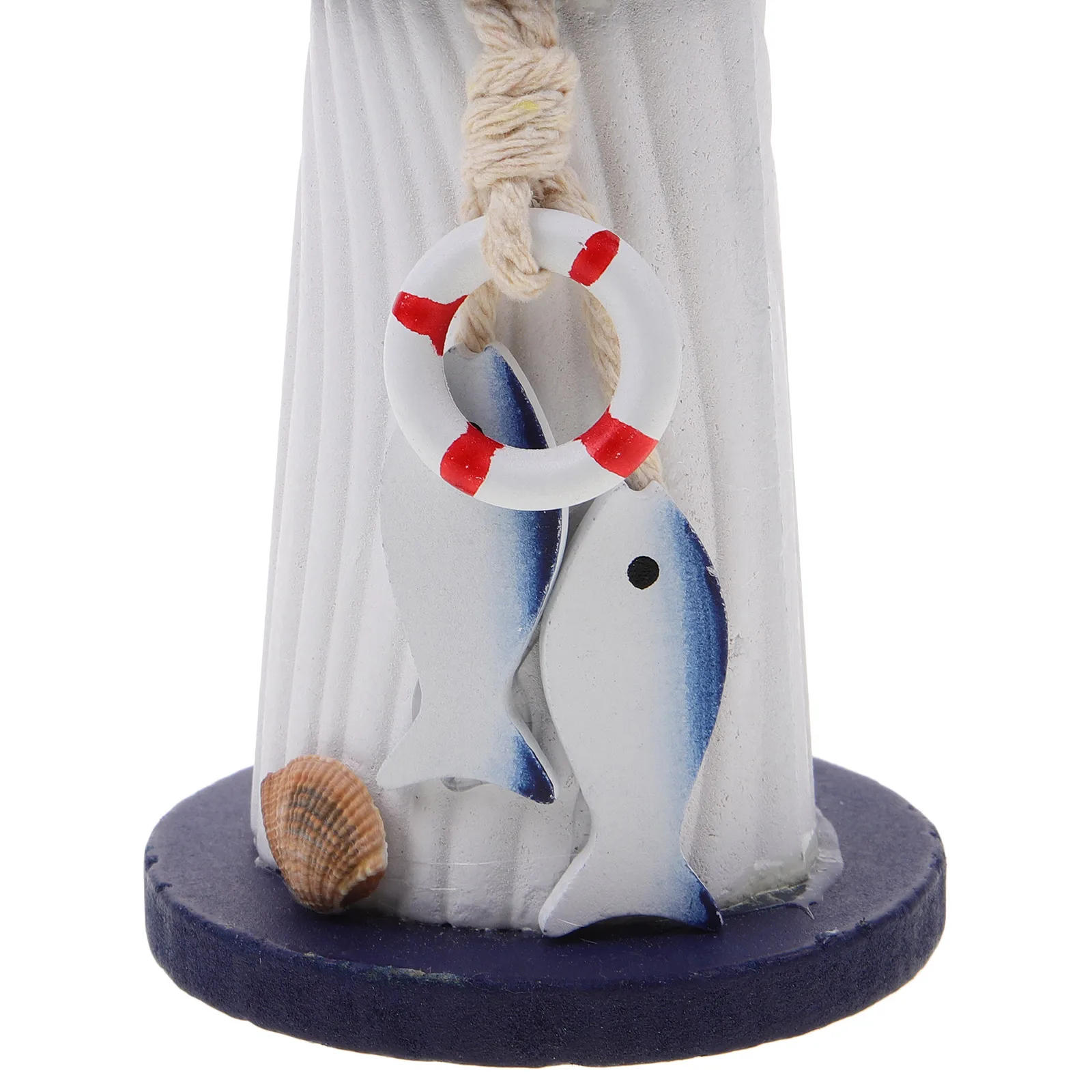 

Wooden Lighthouse Nautical Home Decor Mediterranean Style Coastal Statue Desktop Model Nautical Lighthouse Gifts