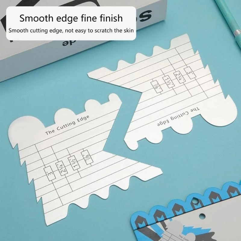 Najnowocześniejszy linijka do szycia patchwork linijka cięcia linijka metalowego pikowania