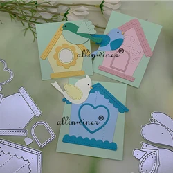 Bird house decoration DIY Craft Metal Cutting Die Scrapbook Embossed Paper Card Album Craft Template Stencil Dies