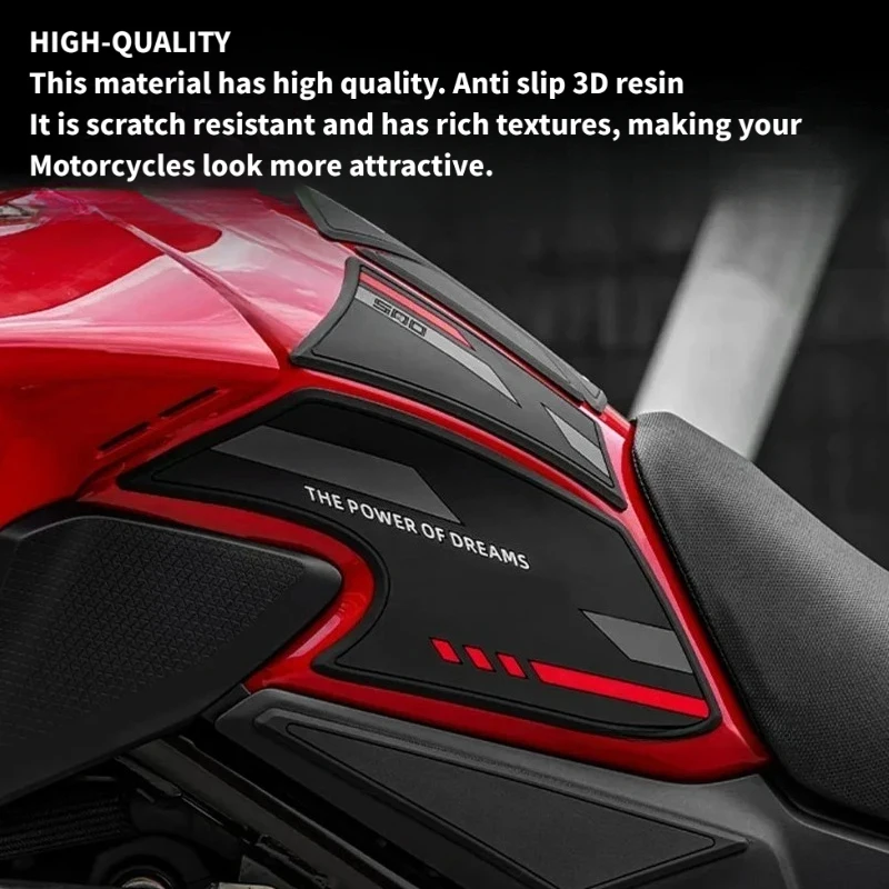 For NX500 nx500 NX 2026 Motorcycle Rubber Fuel Tank Decoration And Protection Stickers Pad Bike Colorful Decals Can Choose Style