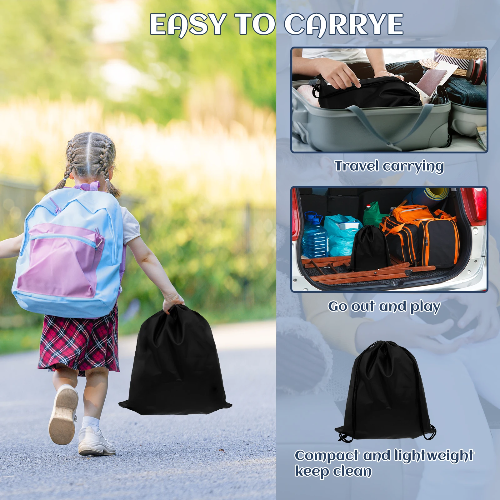 Inflatable Booster Car Seat PVC Inflatable Seat Cushion Portable Travel Seat Cushion With Storage Bag Narrow Backless Kid Seat image 4