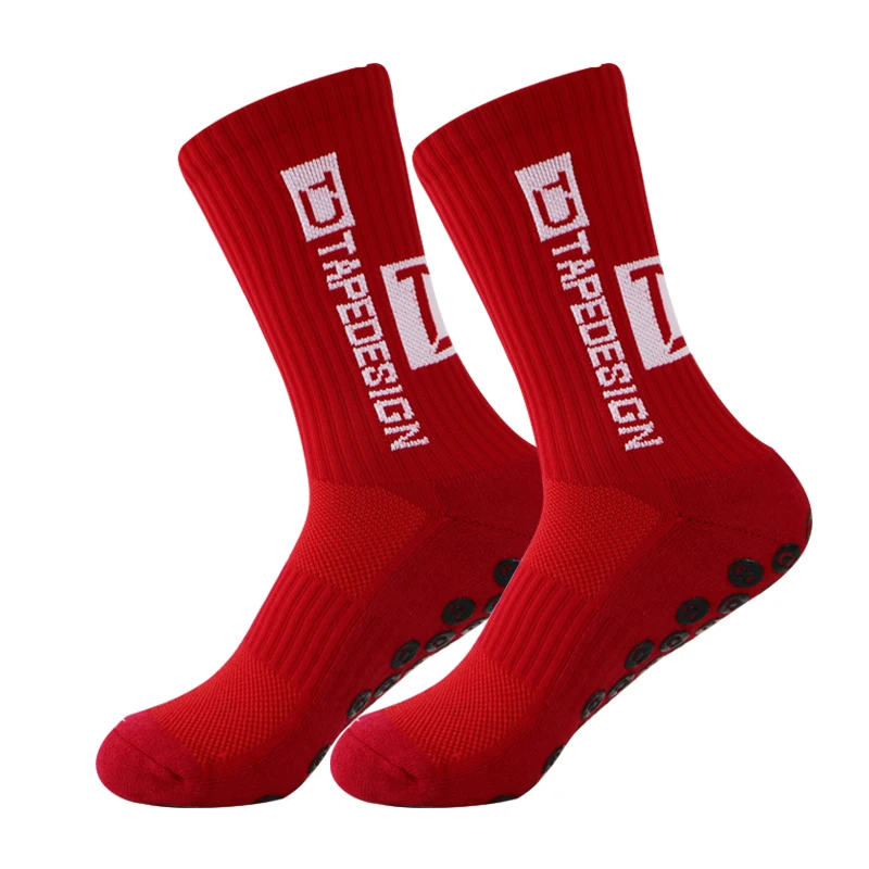 Calf Socks 2024 Football New Mid ANTI Non SLIP Slip Soccer Cycling Sports Socks Mens 39-45