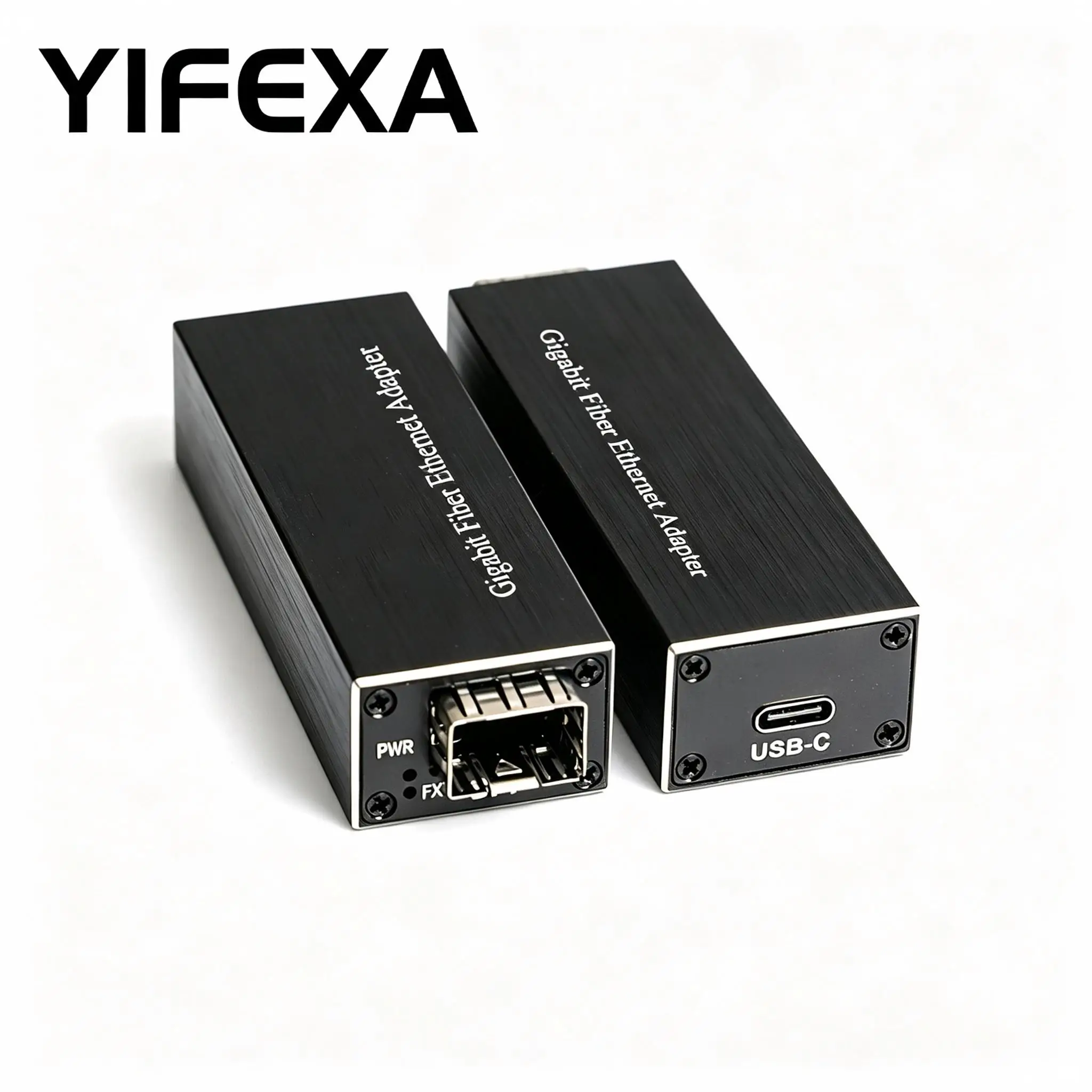 YIFEXA 1.25G USB-C to SFP Fiber Optical Module Supports IEEE 802.3x Full-Duplex Flow Control Gigabit SFP Transceiver Slot Switch