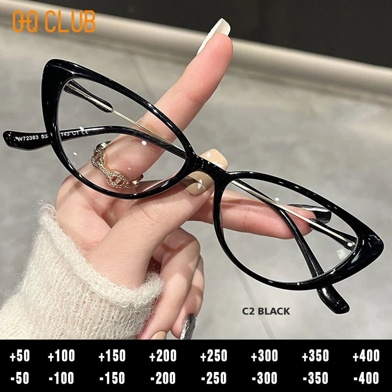 O-Q CLUB Women's Grade Glasses Men Optical Lenses Transparent Eyepieces for Reading Lunettes Myopia Eyeglasses Photochromic Lens