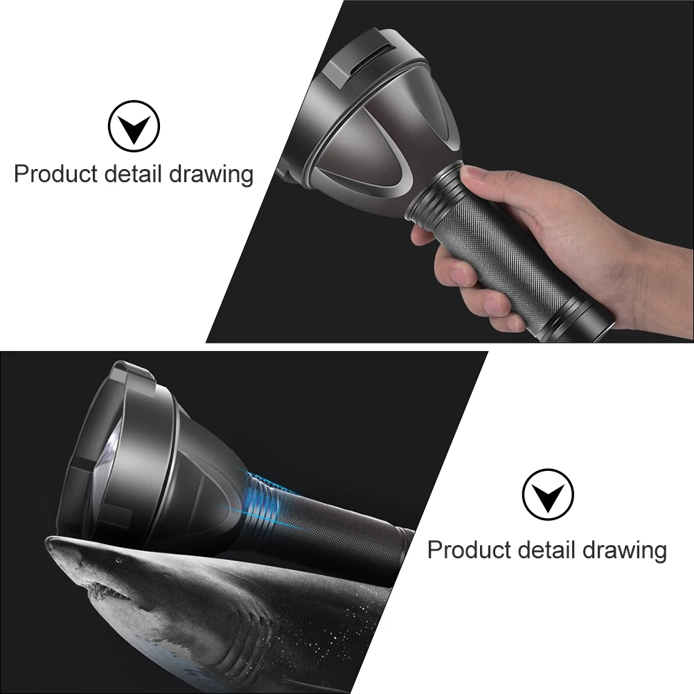 

Rechargeable LED Flashlights Outdoor Camping Lighting Device Portable Power Strong Light Waterproof Torch
