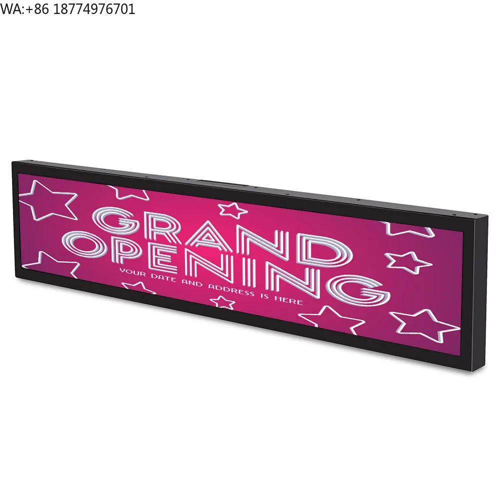

Supermarket Shelf Lcd Advertising Display ultra Wide Stretched Touch Screen Monitor