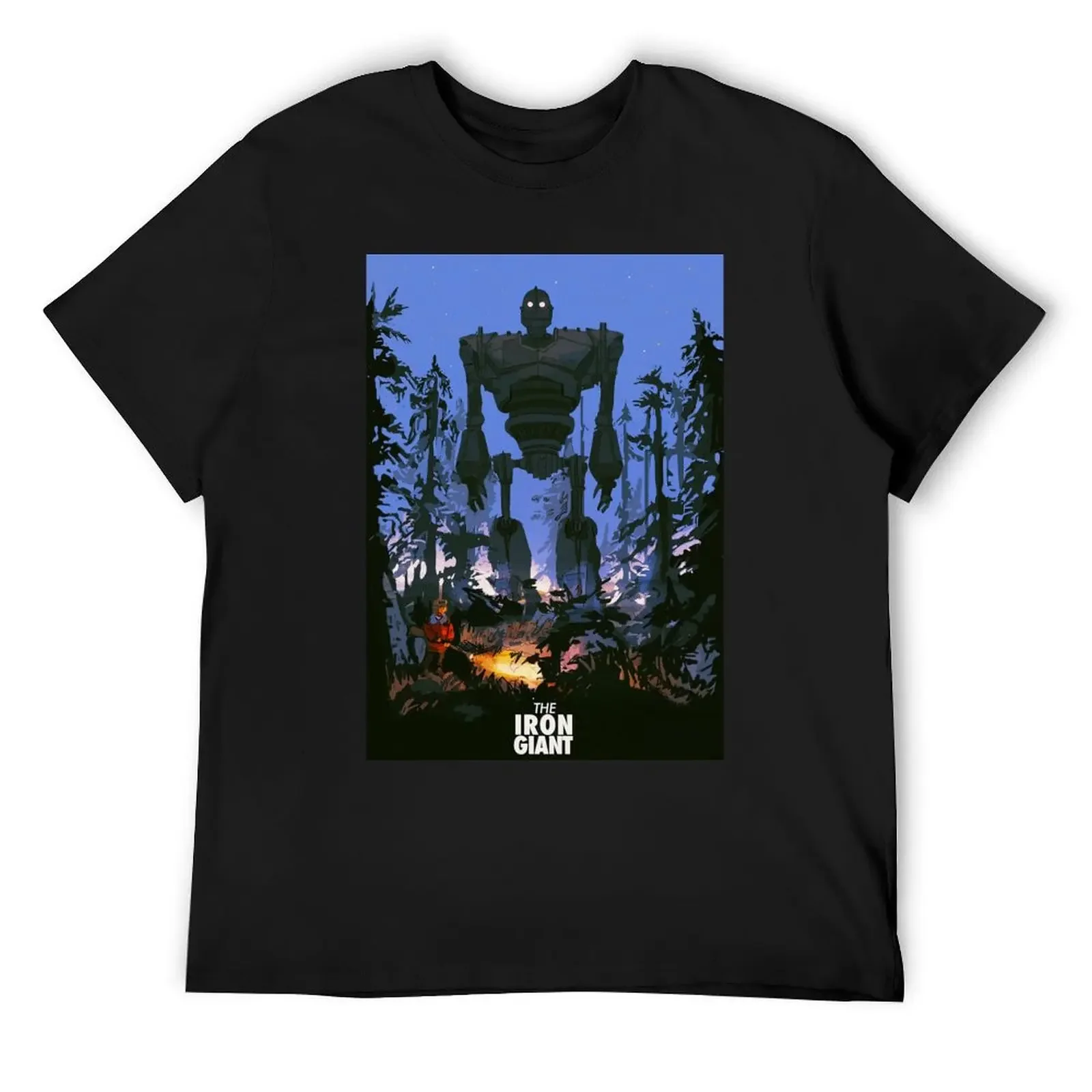 

Hogarth - The Iron Giant T-Shirt for a boy oversizeds plus size clothes Short sleeve tee Men's clothing