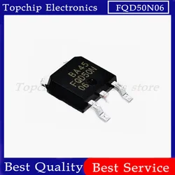 N 채널 MOSFET 트랜지스터, FQD50N06, 50A, 60V, TO252, 10 개