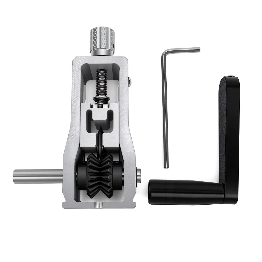 Aluminum Alloy Body Manual Wire Stripping Machine Portable With Handle Hand Crank Stripper Copper Cable Recycling Electricians