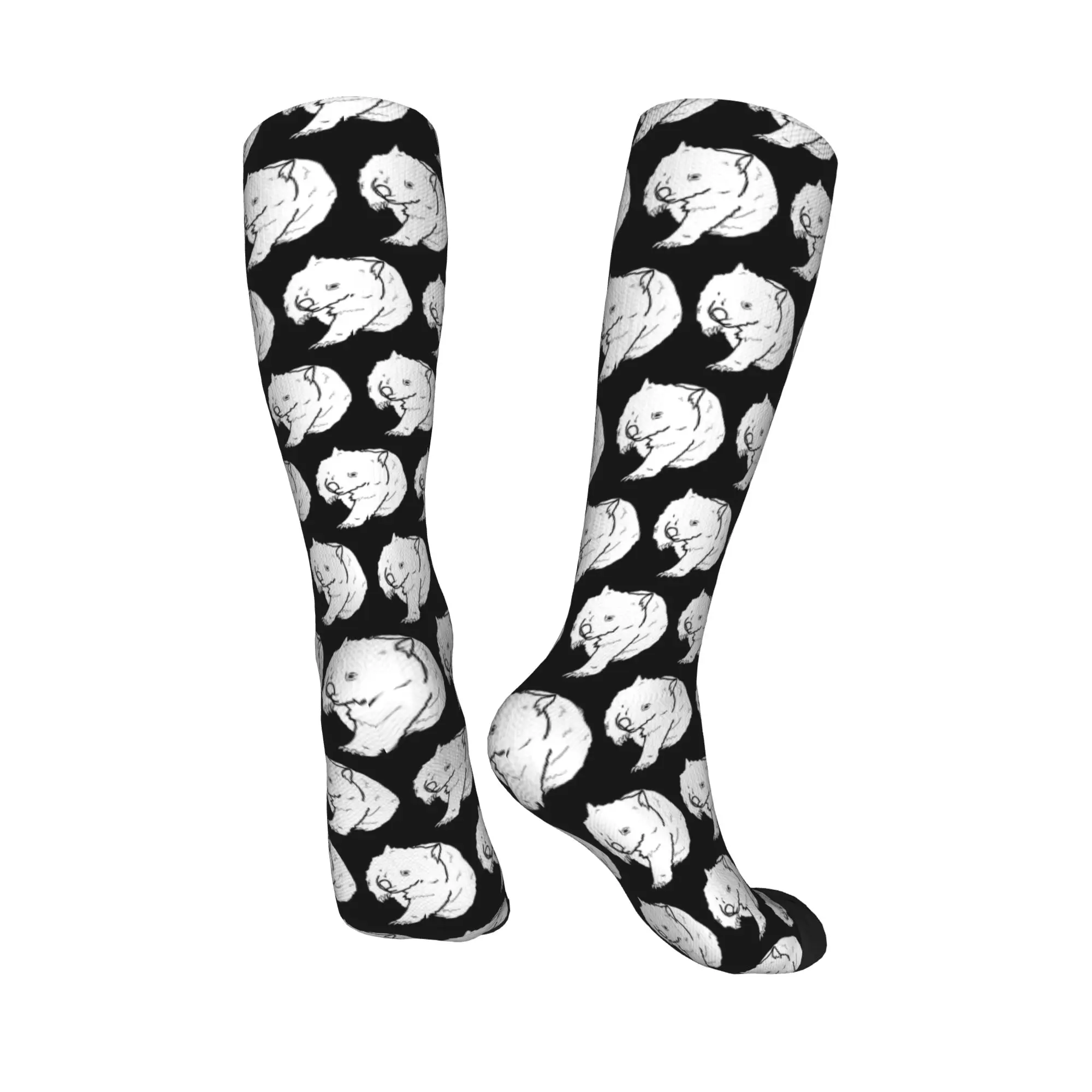 Medias de tripulación para todas las estaciones, calcetines australianos Wombat Doodle, calcetines largos Harajuku Crazy Hip Hop, accesorios para hombres y mujeres, regalos