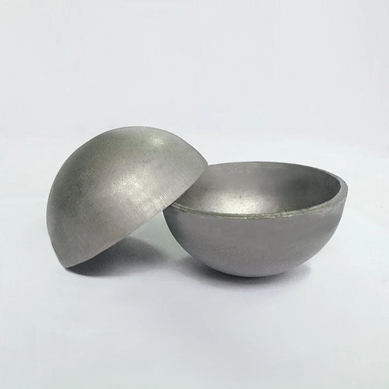 Imagem -02 - Ferro Semi Esférico Corrimão Coluna Vedação Tampão Decorativo Diâmetro 90 100 mm de Aço Carbono Soldado Oco Ferro Hemisfério