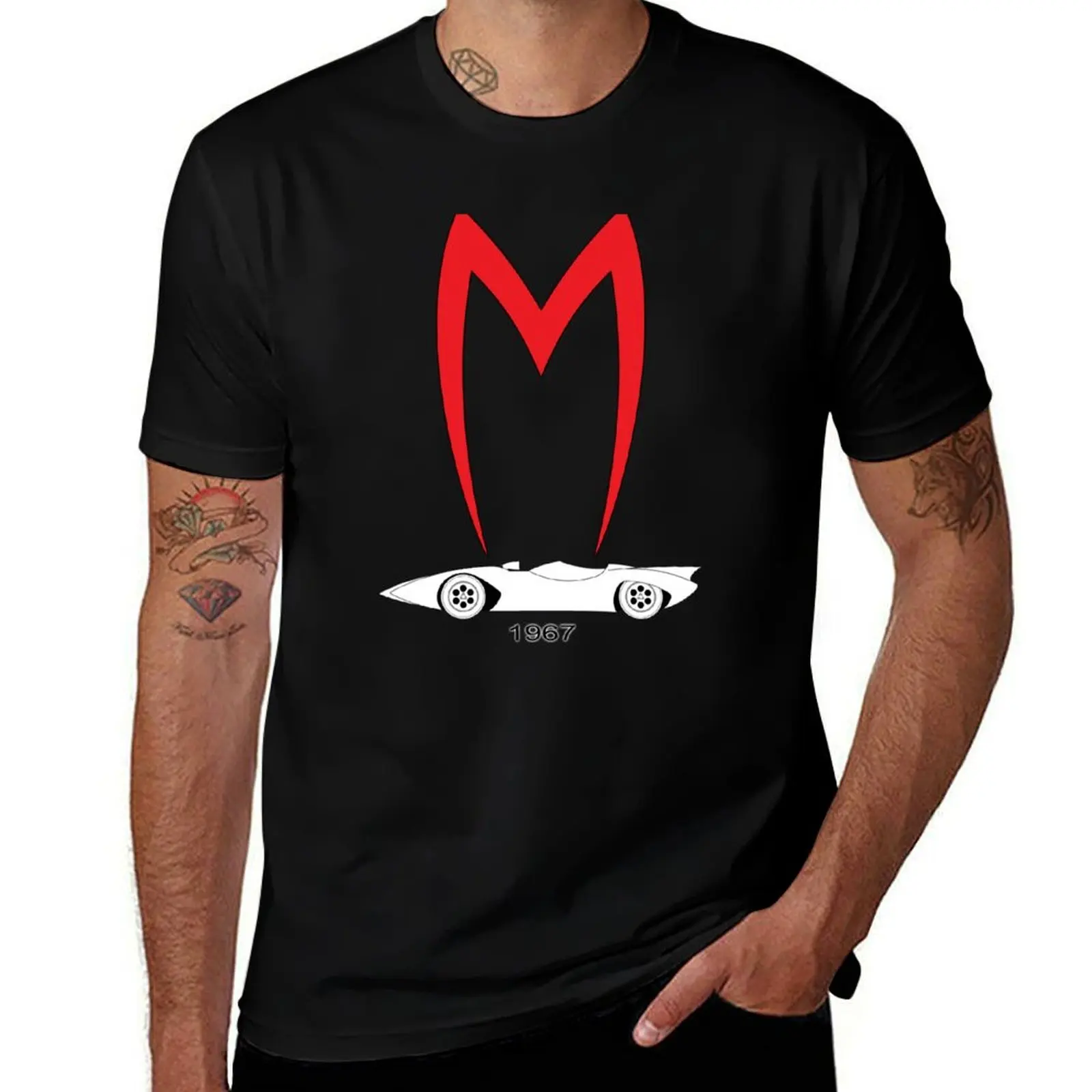 Mach 5 1967 Speed Racer T-Shirt funny t shirts cotton t shirts for man graphic funny T-Shirt - view 4