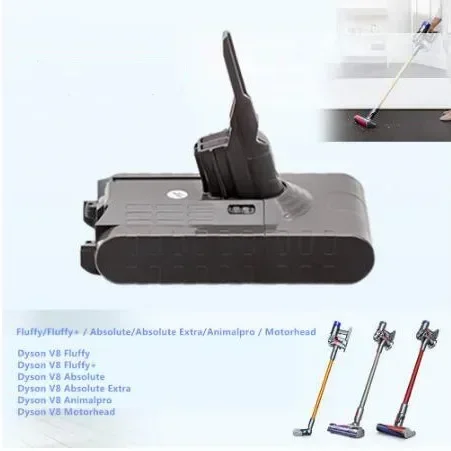 12800mAh 21,6 V Batterie Für Dyson V8 Absolute/Flauschigen/Tier/Li-Ion Staubsauger Wiederaufladbare