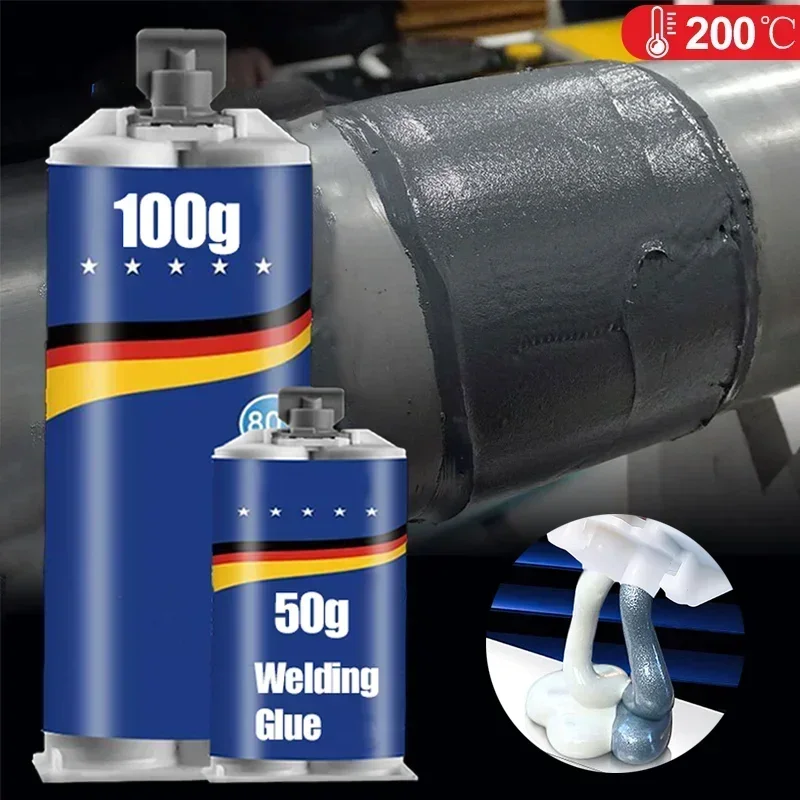 Cold Welding Glue New Metal Repair Adhesive Heat Resistance AB Sealant Magic Plastic Repair Casting Adhesive Strong AB Glue