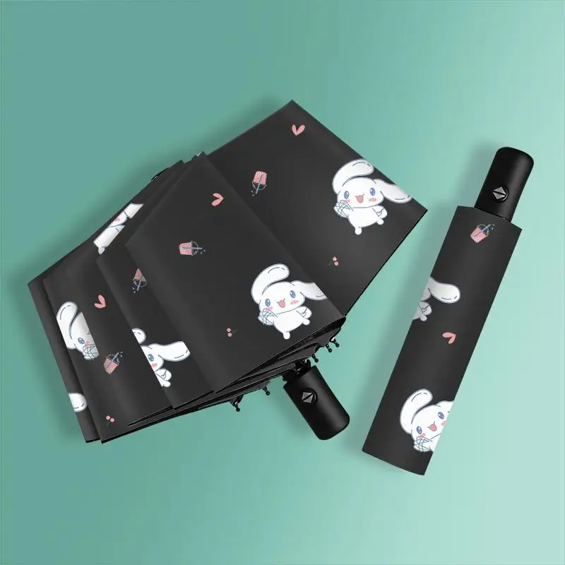 

Sanrio Cinnamoroll Parasol Campus Student Children Adult Cartoon Anime Portable Folding Umbrella Outdoors All-Weather Umbrella