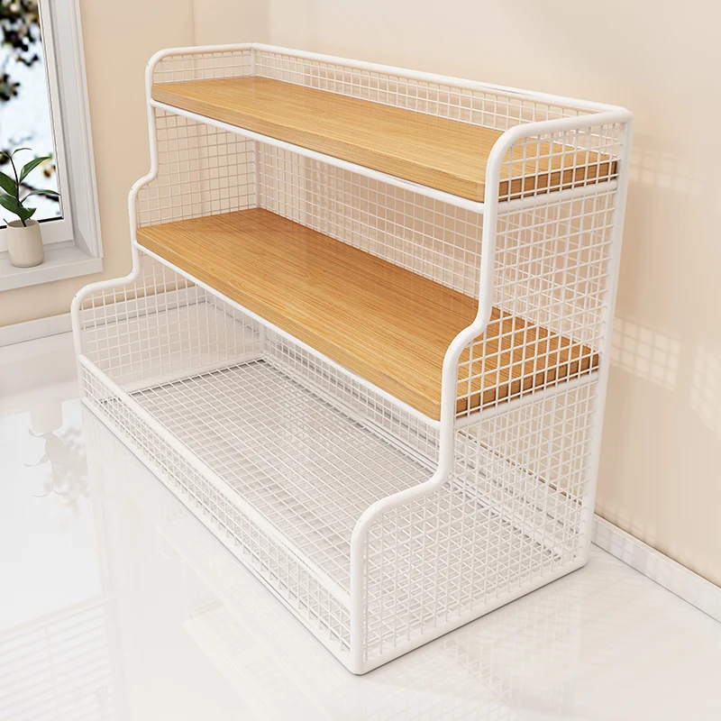 

Desktop Organizer Box Sna Ra Multi-Functional Dining Table Surface Layered elf Kitchen elf Iron Material PP Plastic C...