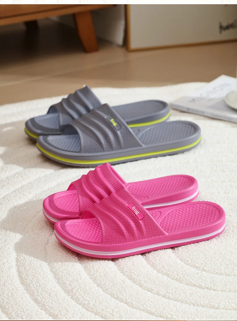 Neue EVA-Hausschuhe für Paare, für den Heimgebrauch, für den Sommergebrauch in Hotels, für den Badezimmergebrauch, rutschfeste Hausschuhe für drinnen und draußen. – Detail 17