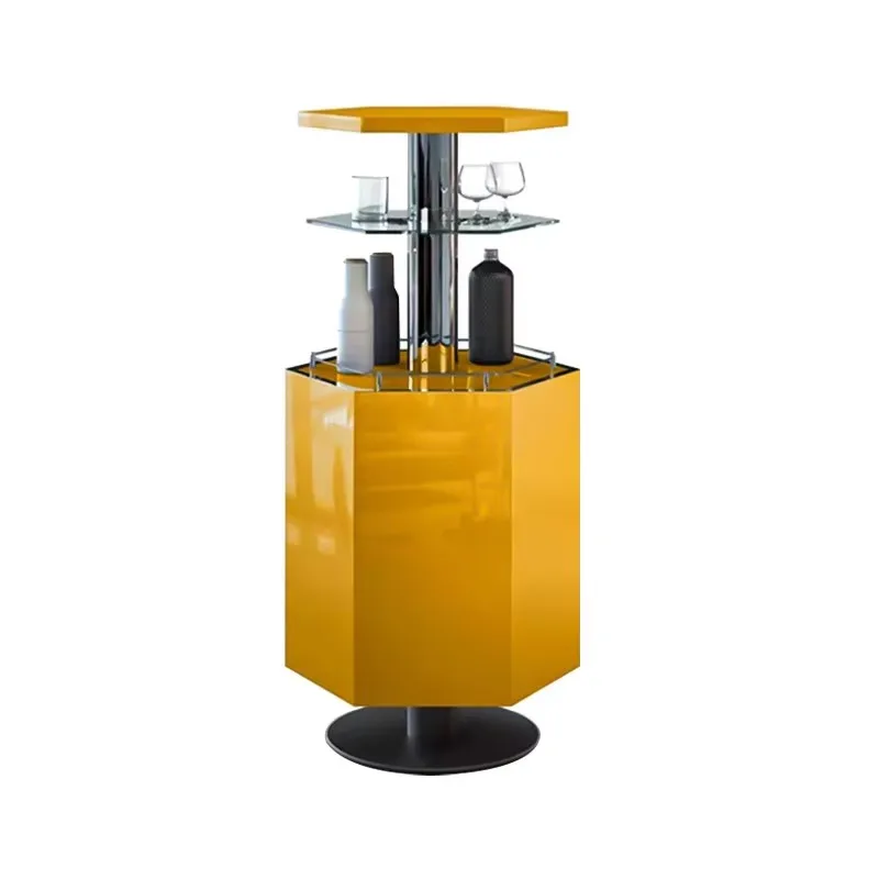 *Italian Villa High - End Customized Wine Cabinet - Contemporary Height - Adjustable Electric Lifting for Living Room and Hotel