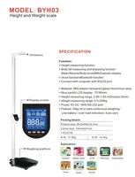 2025/bmi body height measure weight fat scale smart bmi scale digital wireless weight  with BT function/RS232