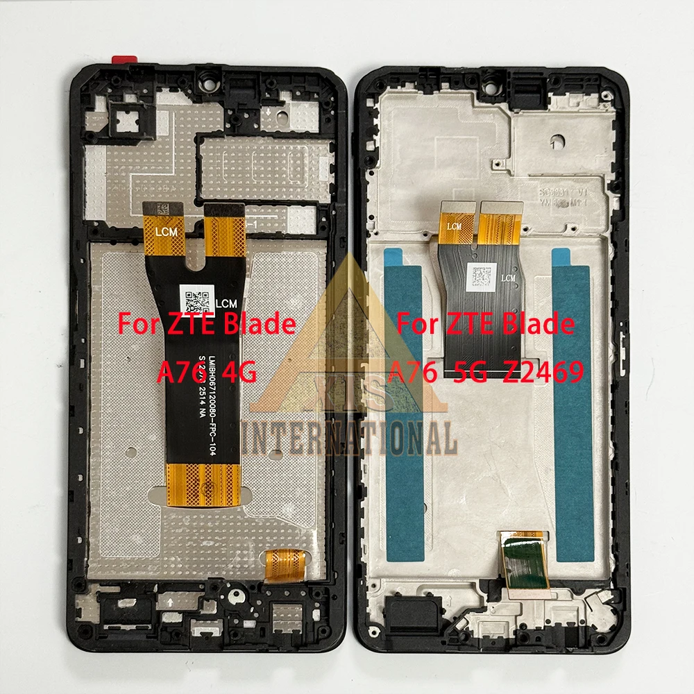 Original IPS For ZTE Blade A76 4G/A36/A56/A56 Pro Display Screen
