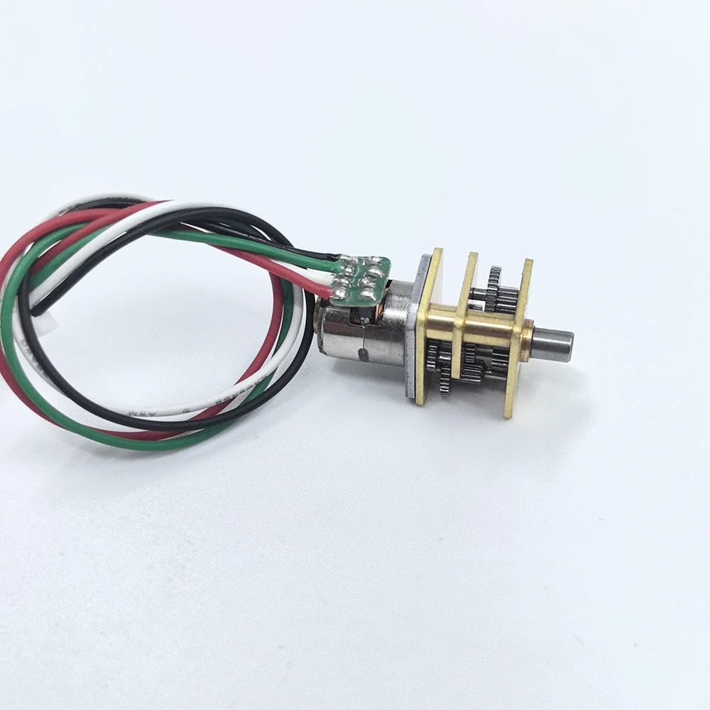 Tiny 8mm 5V Stepping Gear Motor 2-phase 4-wire Full Metal Gearbox Gear Stepper Motor DIY Robot Camera