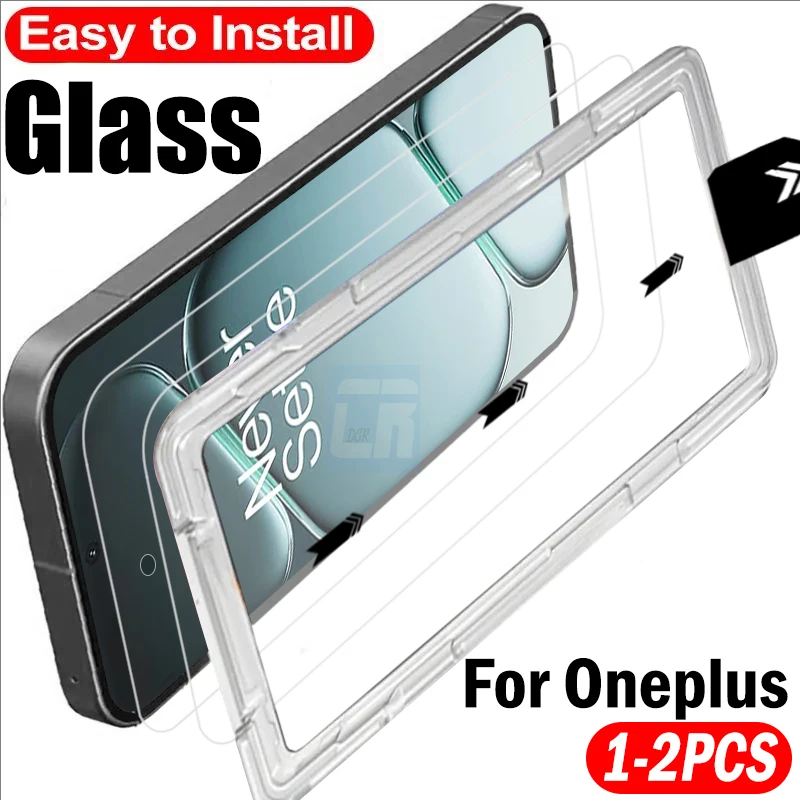 

1-2Pcs Dust-Free Easy Installation Tempered Glass for OnePlus Ace 6 5 Pro Ultra 2V 3V Nord CE5 CE4 CE3 Lite Screen Protector