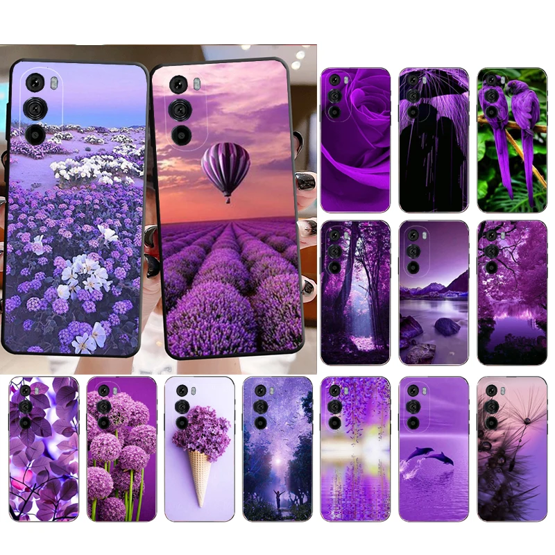 

Чехол для телефона Motorola Edge 50 40 Pro 60 50 40 30 Ultra Neo Fusion Moto G85 G72 G53 G54 G84 G13 G32 Infinity on Purple Art