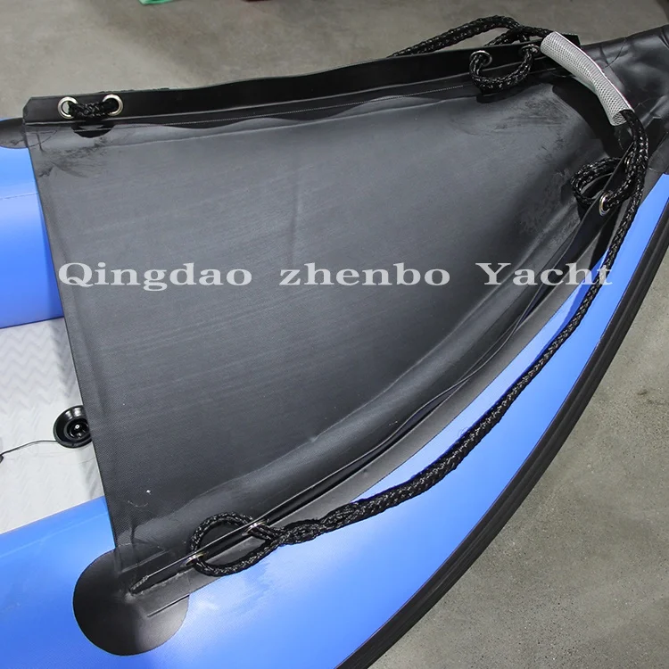 تخصيص عالية الجودة قوارب الكاياك القابلة للنفخ 370 12ft قارب الصيد PVC 0.9T 1.2T Camou