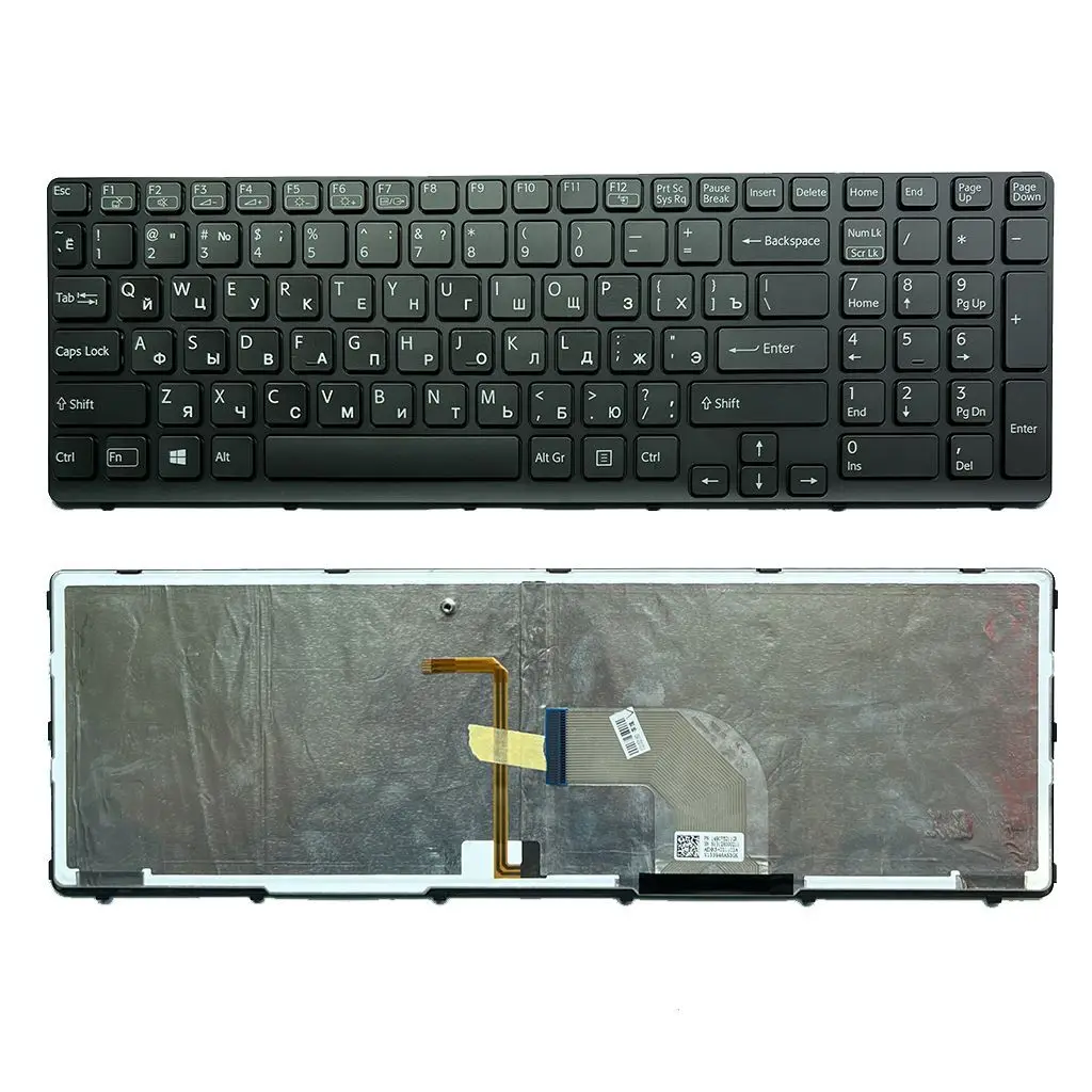 XIN-Russian-US Backlit Laptop Keyboard For Sony VAIO E15 SVE1511 SVE-15 SVE151C11M SVE151E11T SVE1511SAC